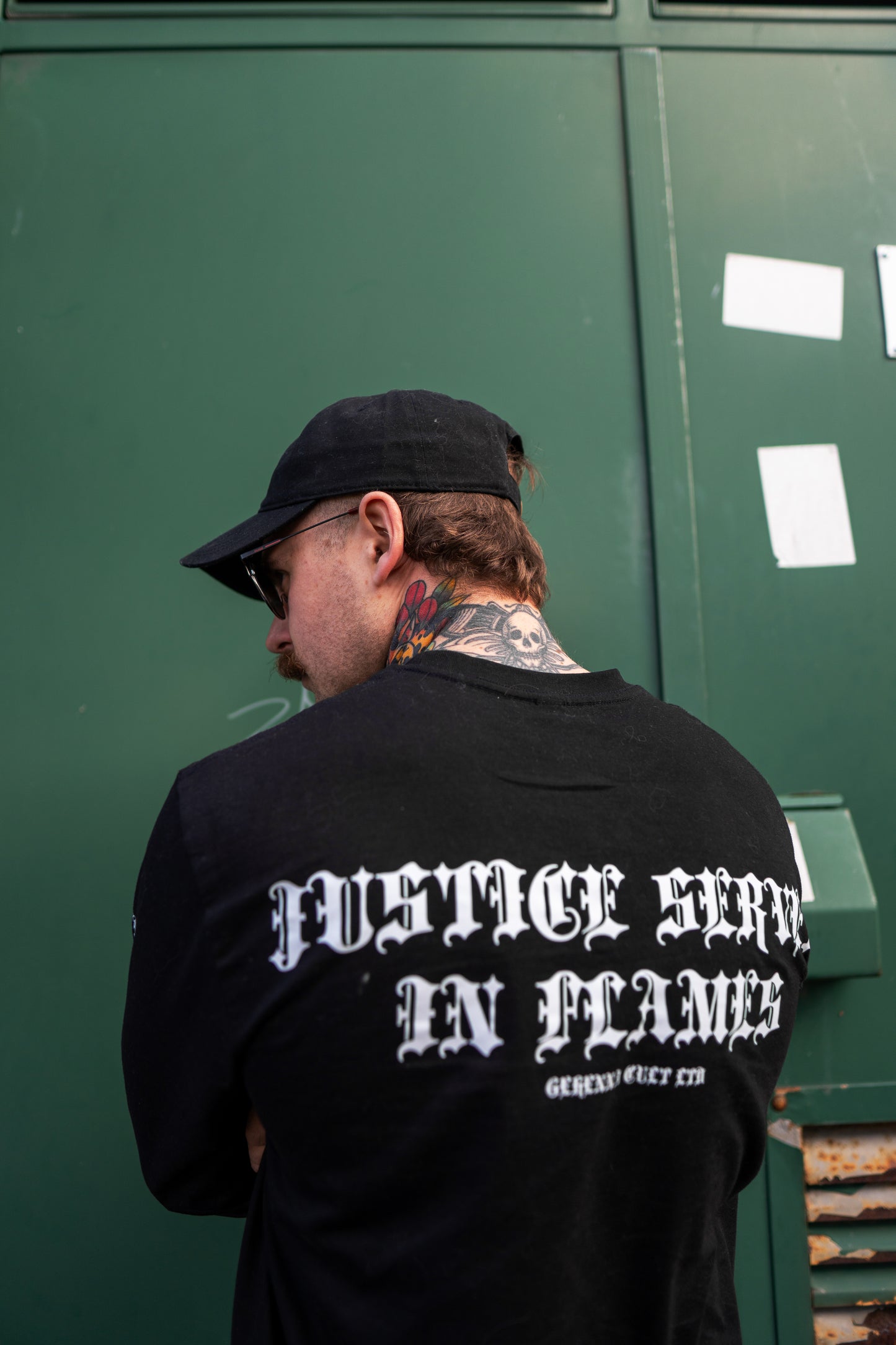 JUSTICE SERVED IN FLAMES - LONGSLEEVE